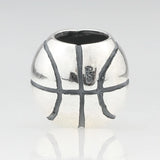 925 Silver Basketball Charm Bead for Bracelet