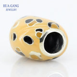 925 Silver Heart Charm Beads for Bracelets