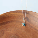 925 Sterling Silver Star Pendant Necklace for Women Classic Fine Jewelry