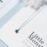 925 Sterling Silver Star Pendant Necklace for Women Classic Fine Jewelry
