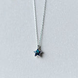 925 Sterling Silver Star Pendant Necklace for Women Classic Fine Jewelry