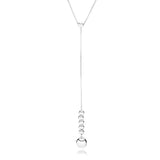 925 Silver Beads Necklace for Women DIY Jewelry
