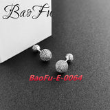 925 Silver Stud Earrings Freshwater Pearl Earrings