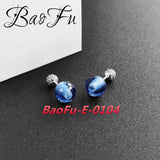 925 Silver Stud Earrings Freshwater Pearl Earrings