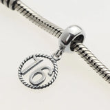 925 Silver Sweet 16th 18th 21st Bday Charm European Bracelet Jewelry