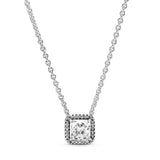 925 Silver Timeless Elegance Necklace Women Bead Charm Gift DIY Jewelry