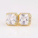 925 Silver Timeless Elegance Stud Earrings Women Gift DIY Jewelry