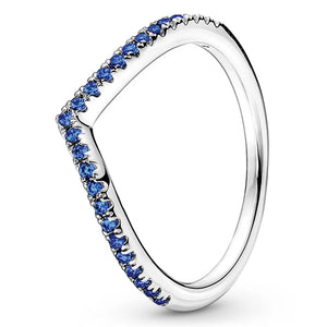 925 Silver Timeless Wish Sparkling Ring Wedding Party Europe Jewelry
