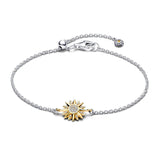 925 Silver Sun Crystal Ring Earring