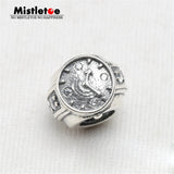 925 Silver Watch Charm Bead Bracelet Jewelry