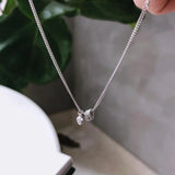 925 Silver Geometric Circle Coin Anklet Bracelet Adjustable Jewelry