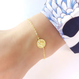 925 Silver Eightfold Star Zirconia Bracelet for Women