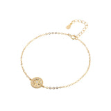 925 Silver Eightfold Star Zirconia Bracelet for Women