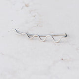 Wave Ear Clip Earrings Wedding Bridesmaid Jewelry Gift