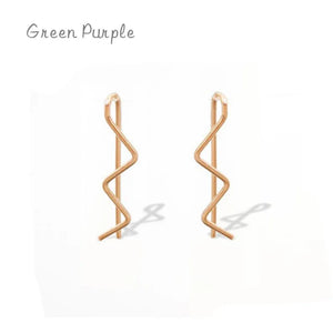 Wave Ear Clip s925 Silver Earrings Minimalism Jewelry