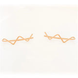 Wave Ear Clip s925 Silver Earrings Minimalism Jewelry