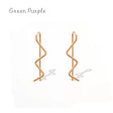 Wave Ear Clip s925 Silver Earrings Minimalism Jewelry