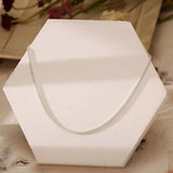 Italian S925 Sterling Silver Necklace Sparkling Clavicle Chain