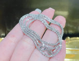 Italian S925 Silver Necklace Sparkling Clavicle Chain