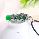 Natural Ice Dragon Column Pendant Mosaic Insensitive Pendant