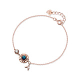 925 Sterling Silver Crystal Bracelet