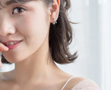 925 Sterling Silver Lucky Rounds Ear Stud Earrings