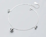 925 Sterling Silver Bead Anklet Bracelet GTLS690
