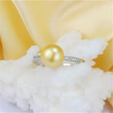 925 Silver Crystal CZ Faith Cross Ring for Women Wedding Engagement