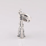 S925 Pendant Bead Castle Dangle Charm for Bracelet & Bangle