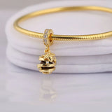 S925 Silver Bead Charm Shine Sweet As Honey Hanging Charm