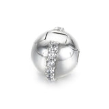 S925 Silver Bead Clip Stopper Charm for Bracelet Bangle