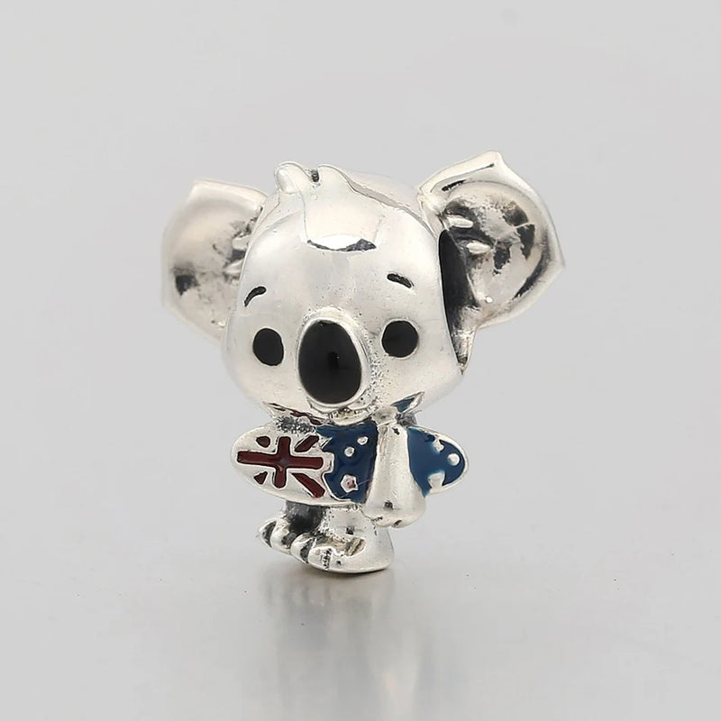 S925 Koala Charm Silver Bead for Bracelet Bangle Jewelry