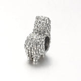 S925 Silver Fluffy Llama Charm for Bracelet Bangle