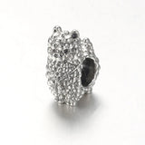 S925 Silver Fluffy Llama Charm for Bracelet Bangle