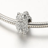 S925 Silver Fluffy Llama Charm for Bracelet Bangle