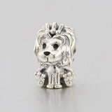 S925 Silver Bead Lion Charm for Lady Bracelet Bangle