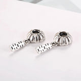 S925 Silver Bead DIY Jewelry Wedding Dangle Charm Bracelet Bangle