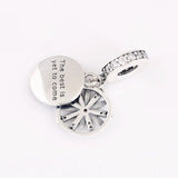 S925 Enamel Dazzling Wishes Crystal Pendant Charm for Women