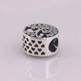 S925 Silver Bead Family Roots Charm for Bracelet DIY Jewelry