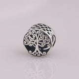 S925 Silver Bead Family Roots Charm for Bracelet DIY Jewelry