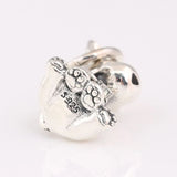 S925 Silver Bull Terrier Puppy Pendant Charm