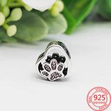 925 Silver Heart Earphone Charm for Bracelet Necklace Girl Gift Jewelry