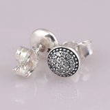 S925 Crystal Studs Earrings Lady Jewelry