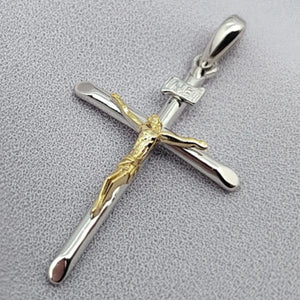 S925 Silver Cross Pendant, European & American Style