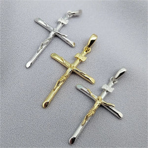 S925 Silver Cross Pendant, European & American Style