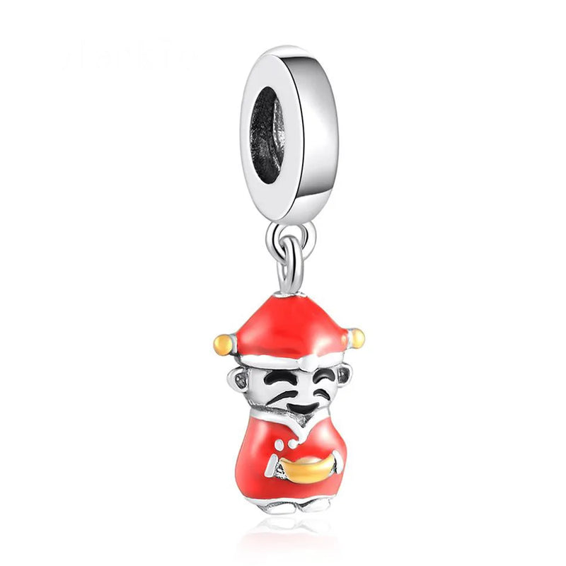 S925 Silver Fortune & Luck Dangle Charm for Bracelet