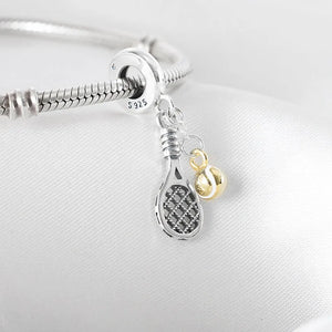 S925 Tennis Dangle Charm for Women Bracelet & Bangle