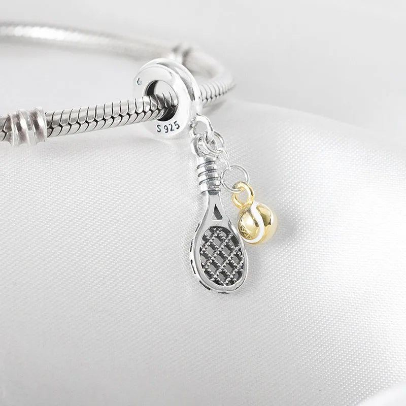 S925 Tennis Dangle Charm for Women Bracelet & Bangle