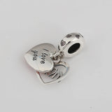 Mom Love Cream Dangle Charm Pendant