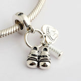 S925 Silver Pendant My Little Baby Charm for Bracelet Bangle